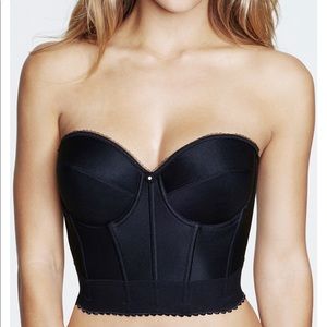36D Black Dominique Backless Balconet Bridal Bra